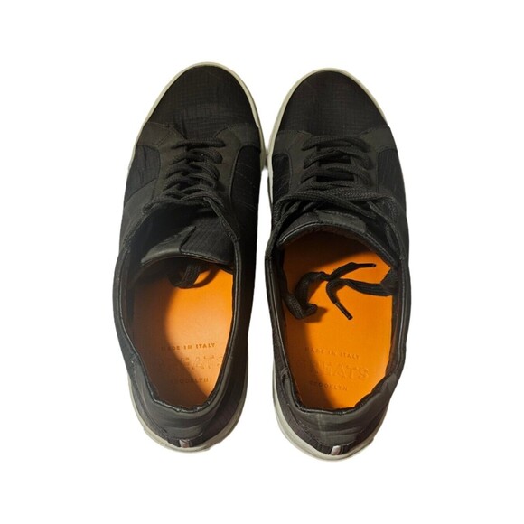 Greats Brooklyn Men's SZ 13 black Canvas and Leather Lace Up Casual Sneaker - Picture 5 of 8